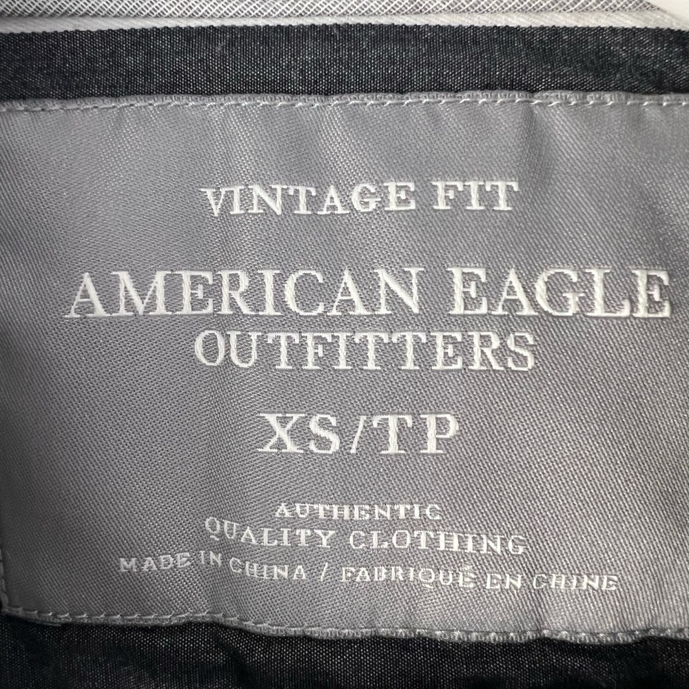 American Eagle- woman’s pinstripe button down shirt- Size XS - Picture 3 of 10